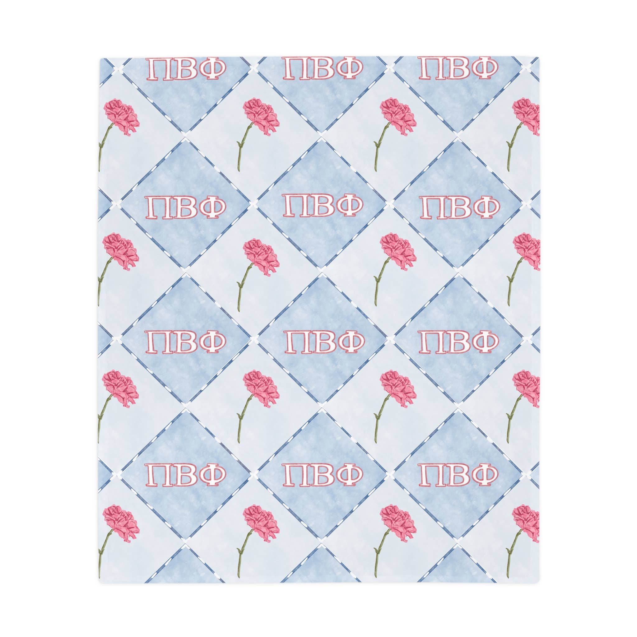 Pi Beta Phi Flannel Fleece Blanket - Thumbnail 3