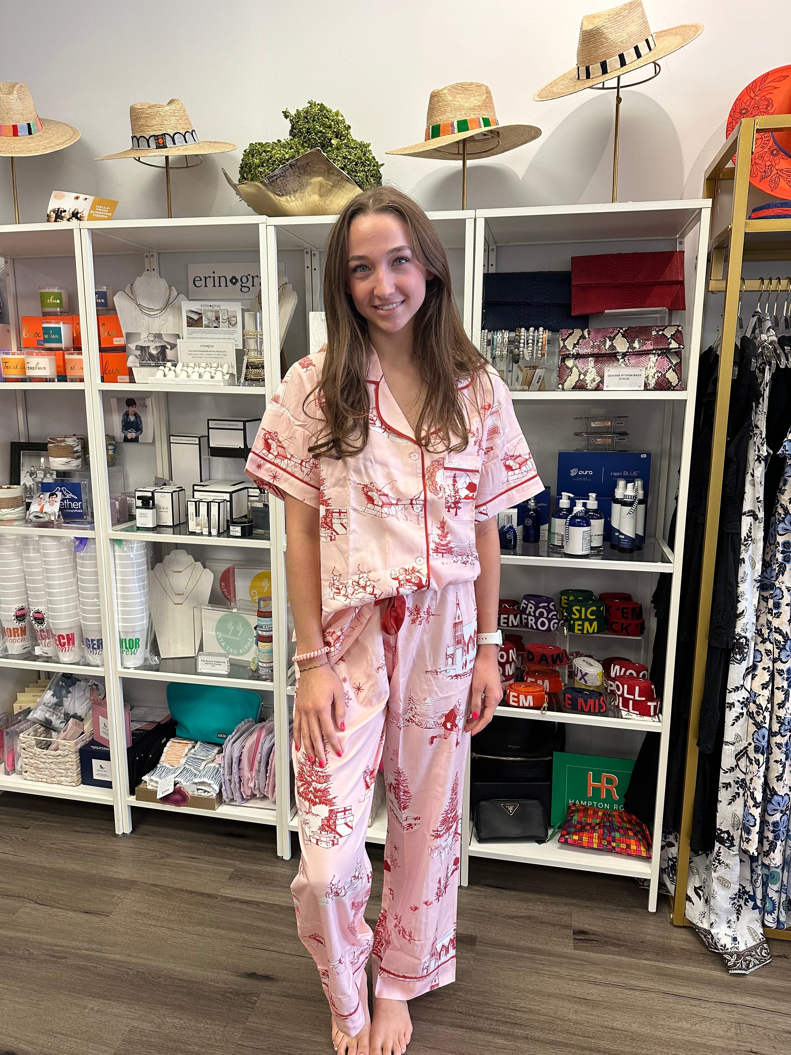 Toile pajamas on sale